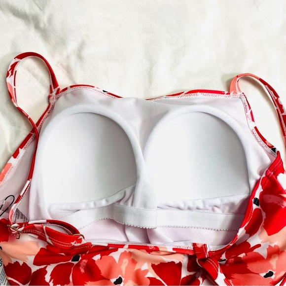 Catherine Malandrino Women Bathing Suit S Floral Bathing Suit Beach Summer Pool - Picture 4 of 7